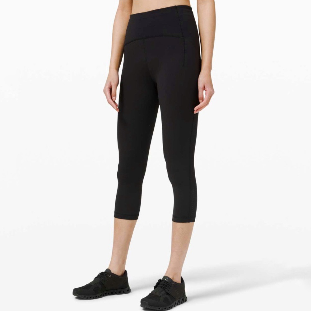 Lululemon | Swift Speed High Rise Crop Black Size‎ 4